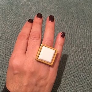 Kenneth Jay Lane statement cocktail ring